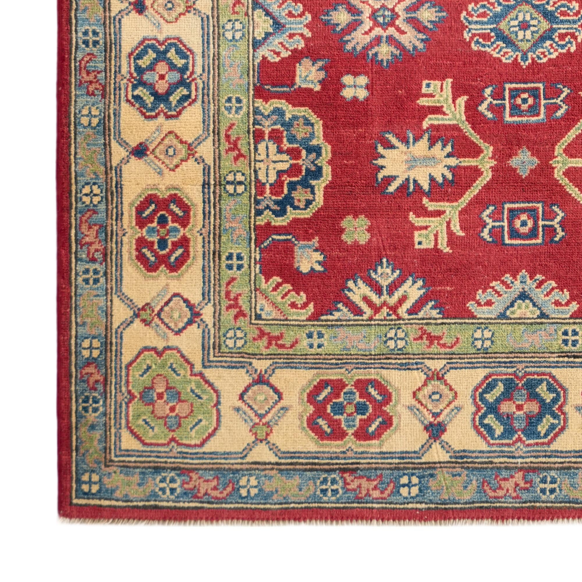 130cm x 180cm Hand Knotted Kazak Rug