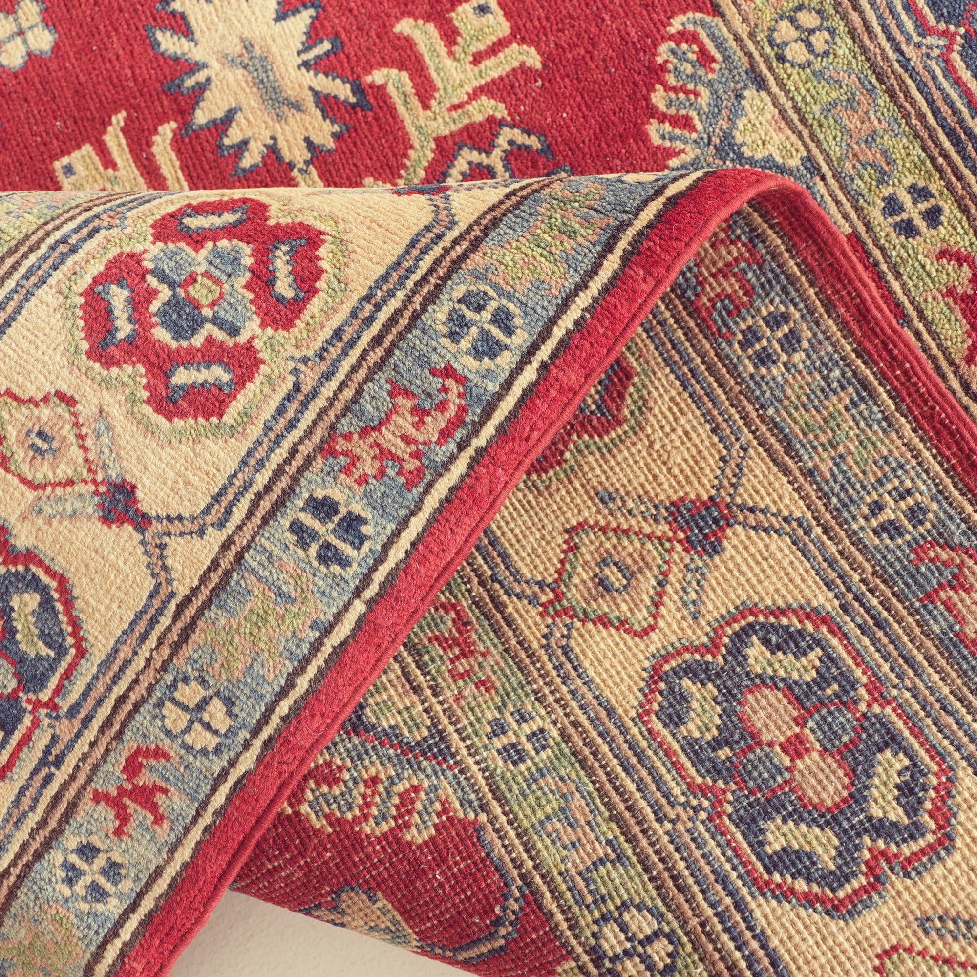 130cm x 180cm Hand Knotted Kazak Rug