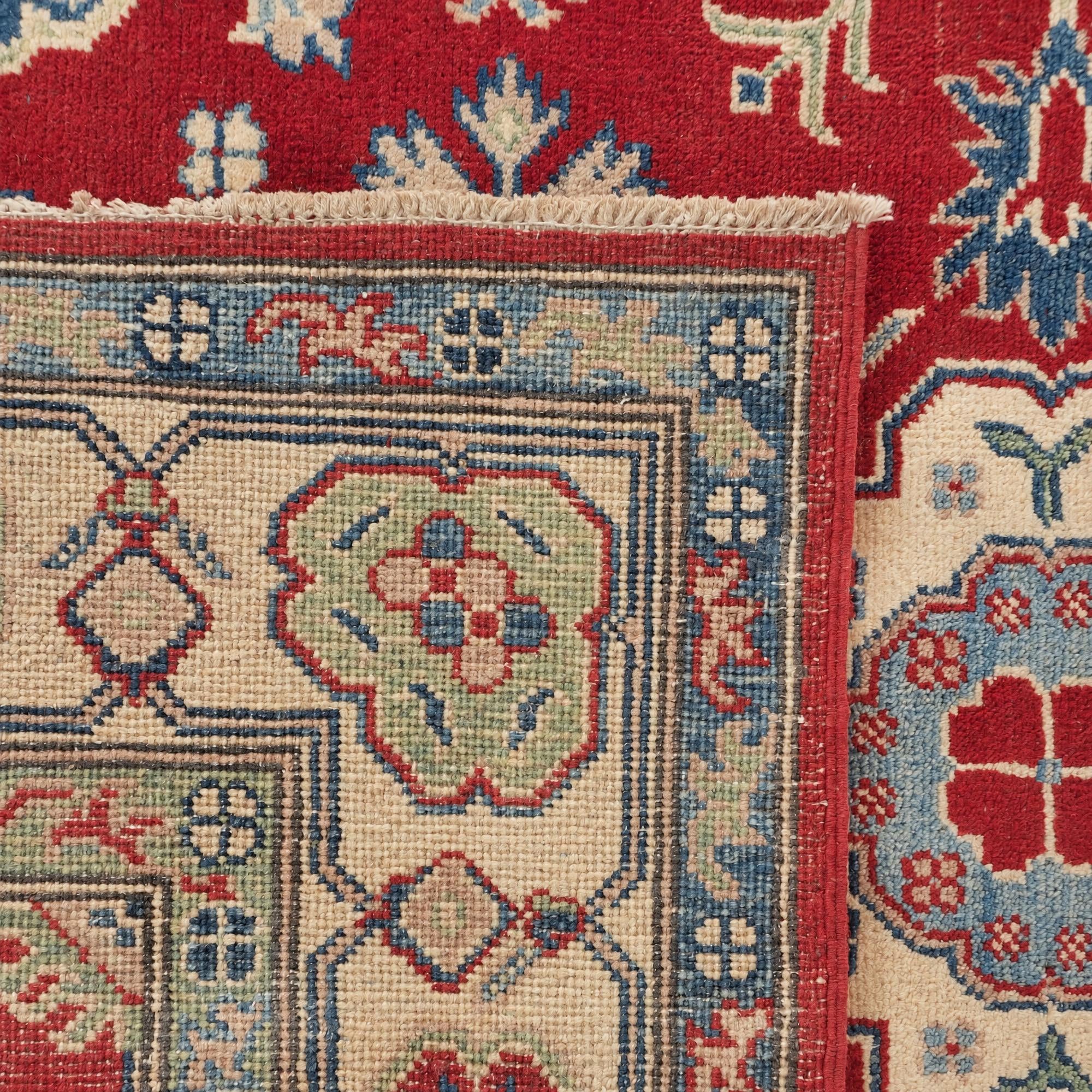 130cm x 180cm Hand Knotted Kazak Rug