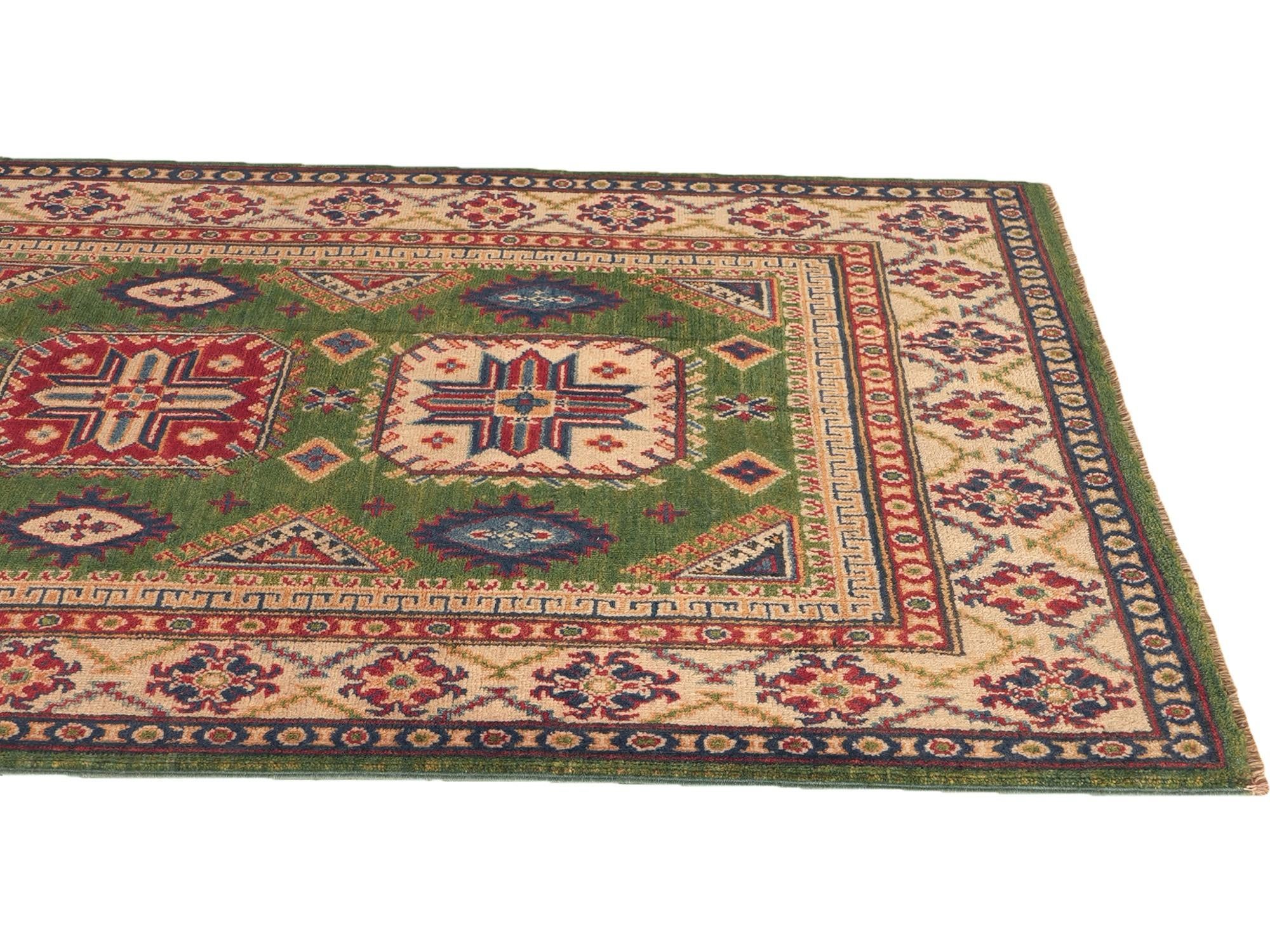 120cm x 185cm Hand Knotted Kazak Rug
