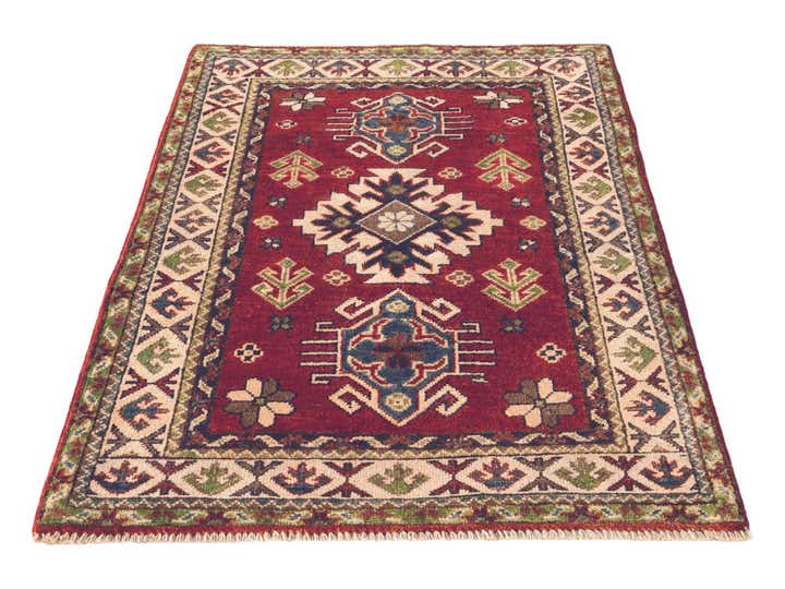 2' 7 x 3' 10 Hand Knotted Kazak Rug