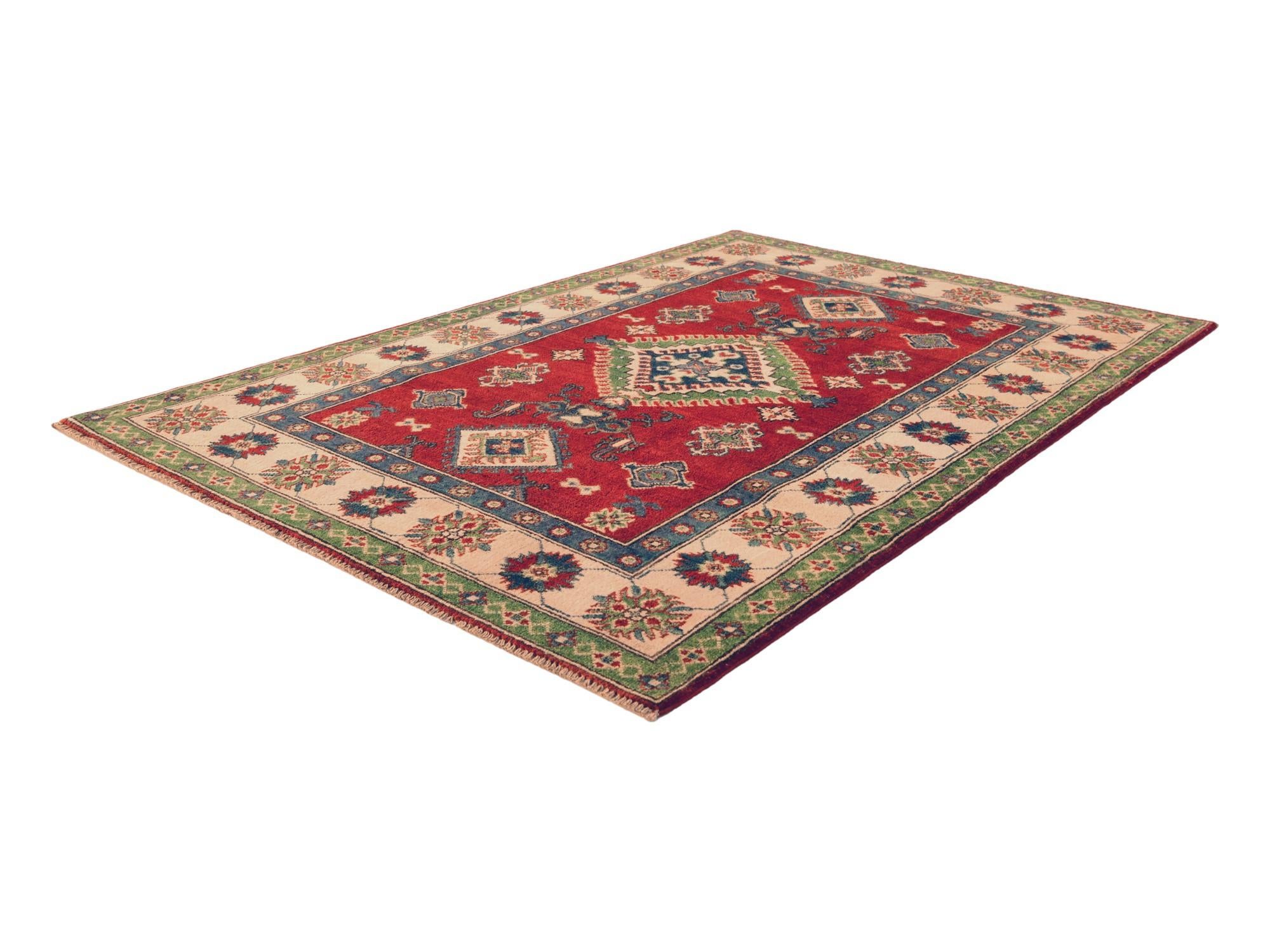 4' 2 x 6' Hand Knotted Kazak Rug