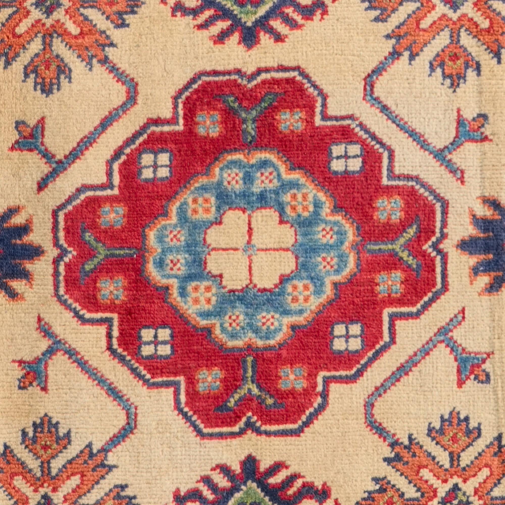 Detail image 9 of 9: 3' 11 x 6' 3 Hand Knotted Kazak Rug