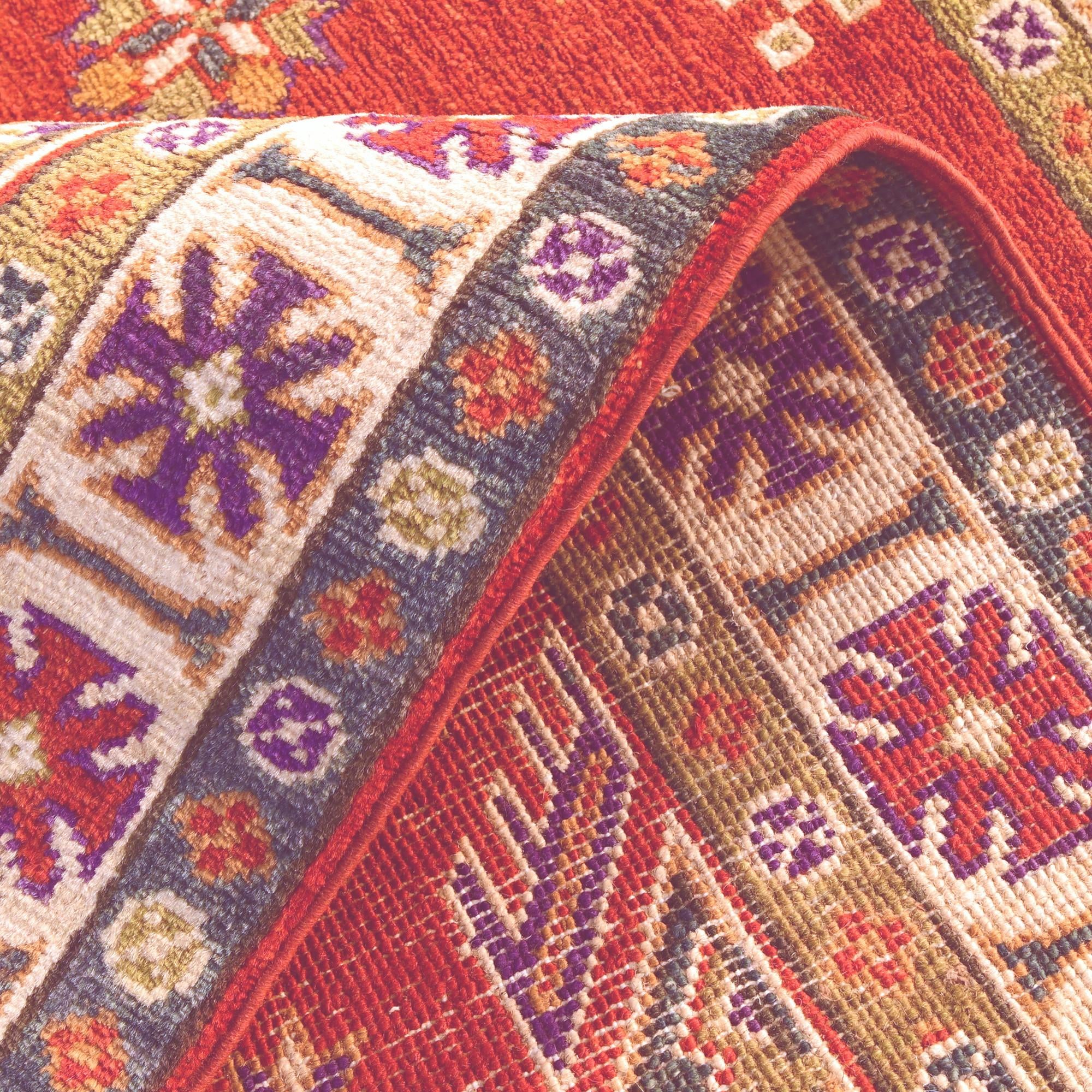 3' 3 x 4' 9 Hand Knotted Kazak Rug