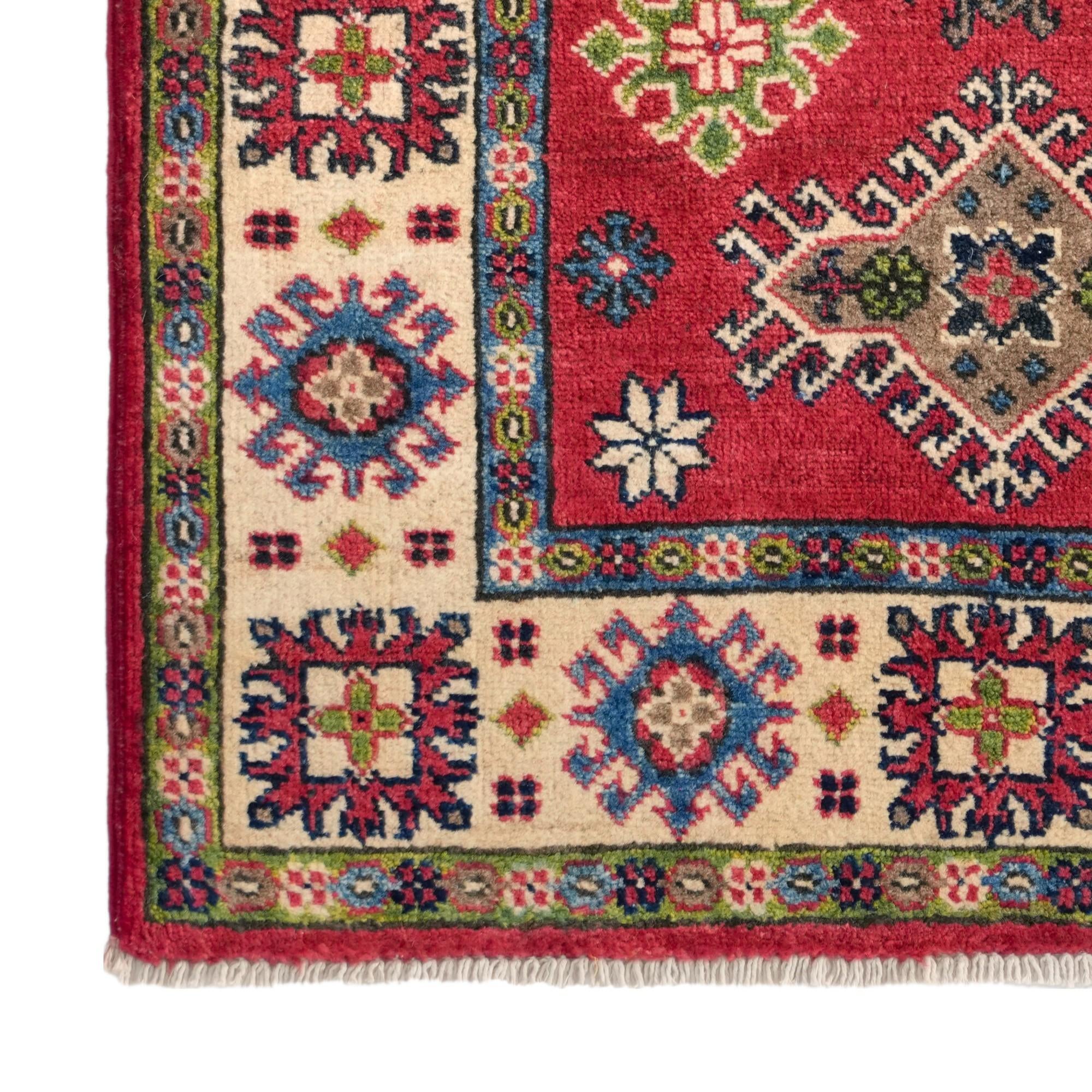 2' 7 x 3' 10 Hand Knotted Kazak Rug