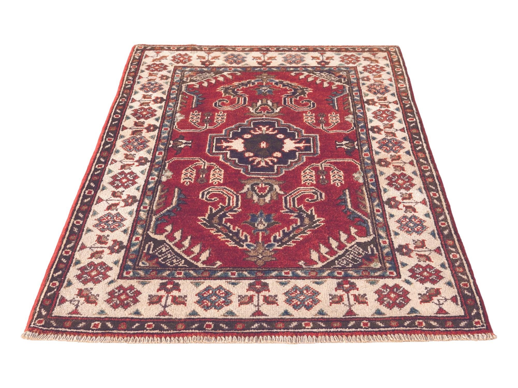 2' 8 x 4' 1 Hand Knotted Kazak Rug