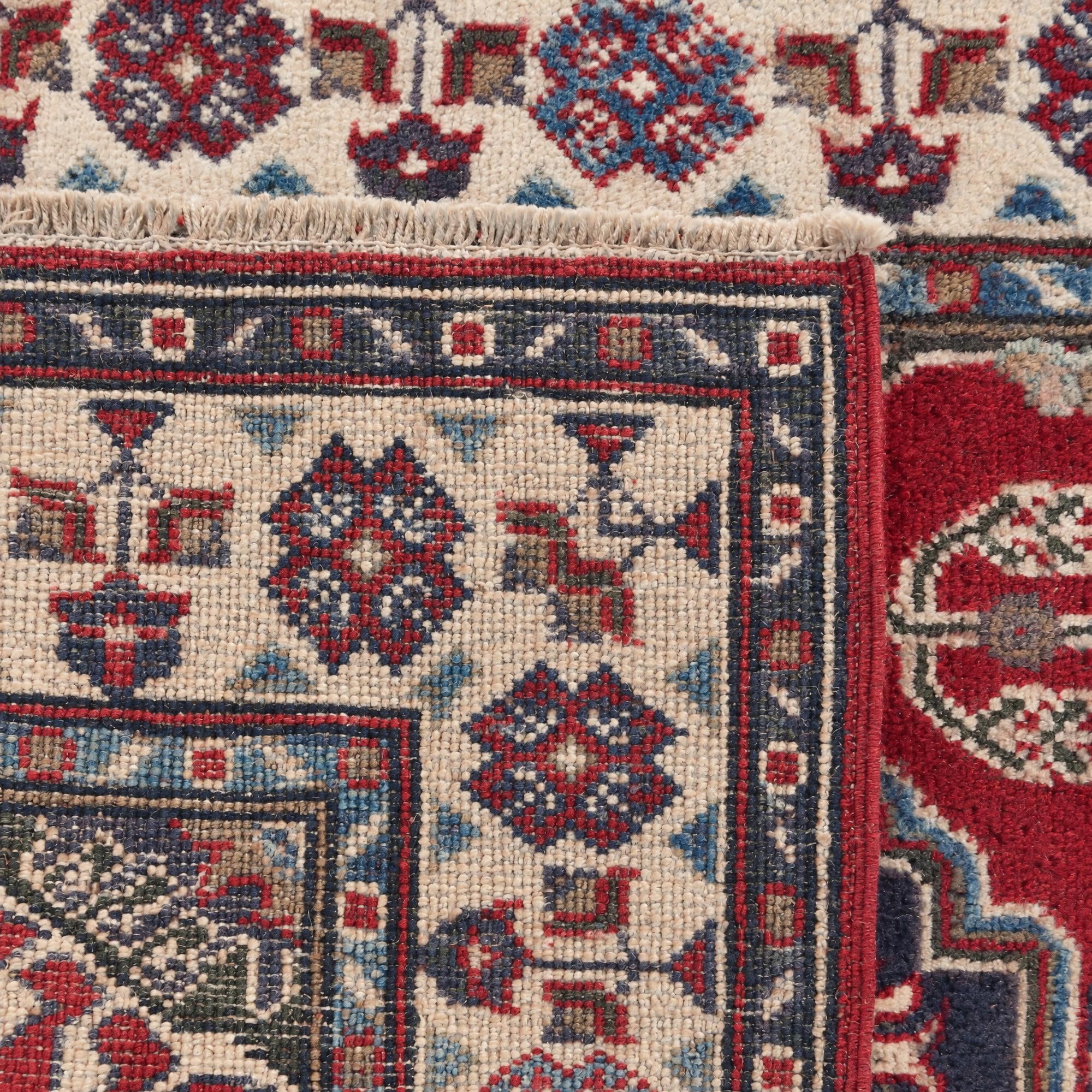 2' 8 x 4' 1 Hand Knotted Kazak Rug