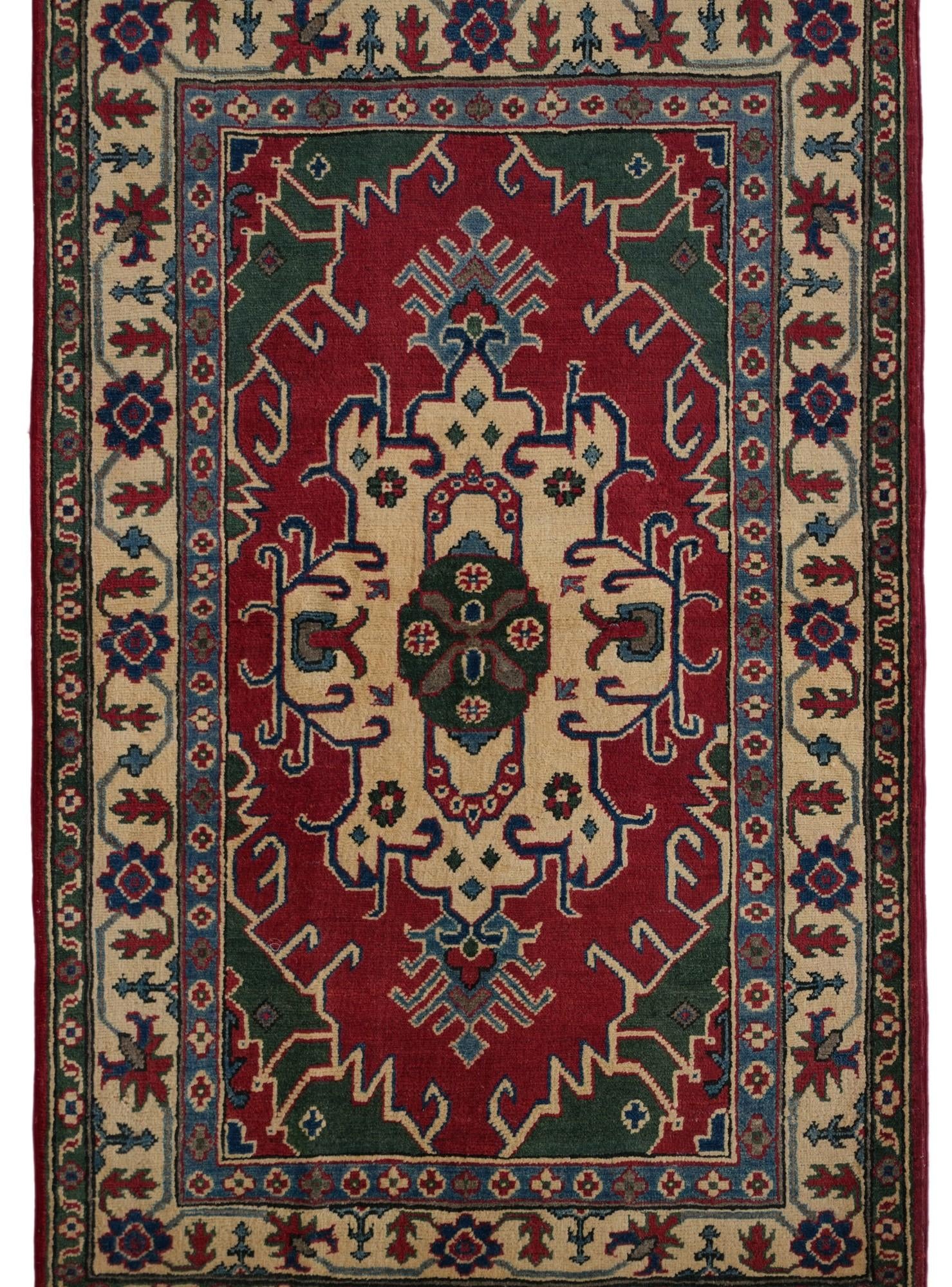3' 6 x 5' 5 Hand Knotted Kazak Rug