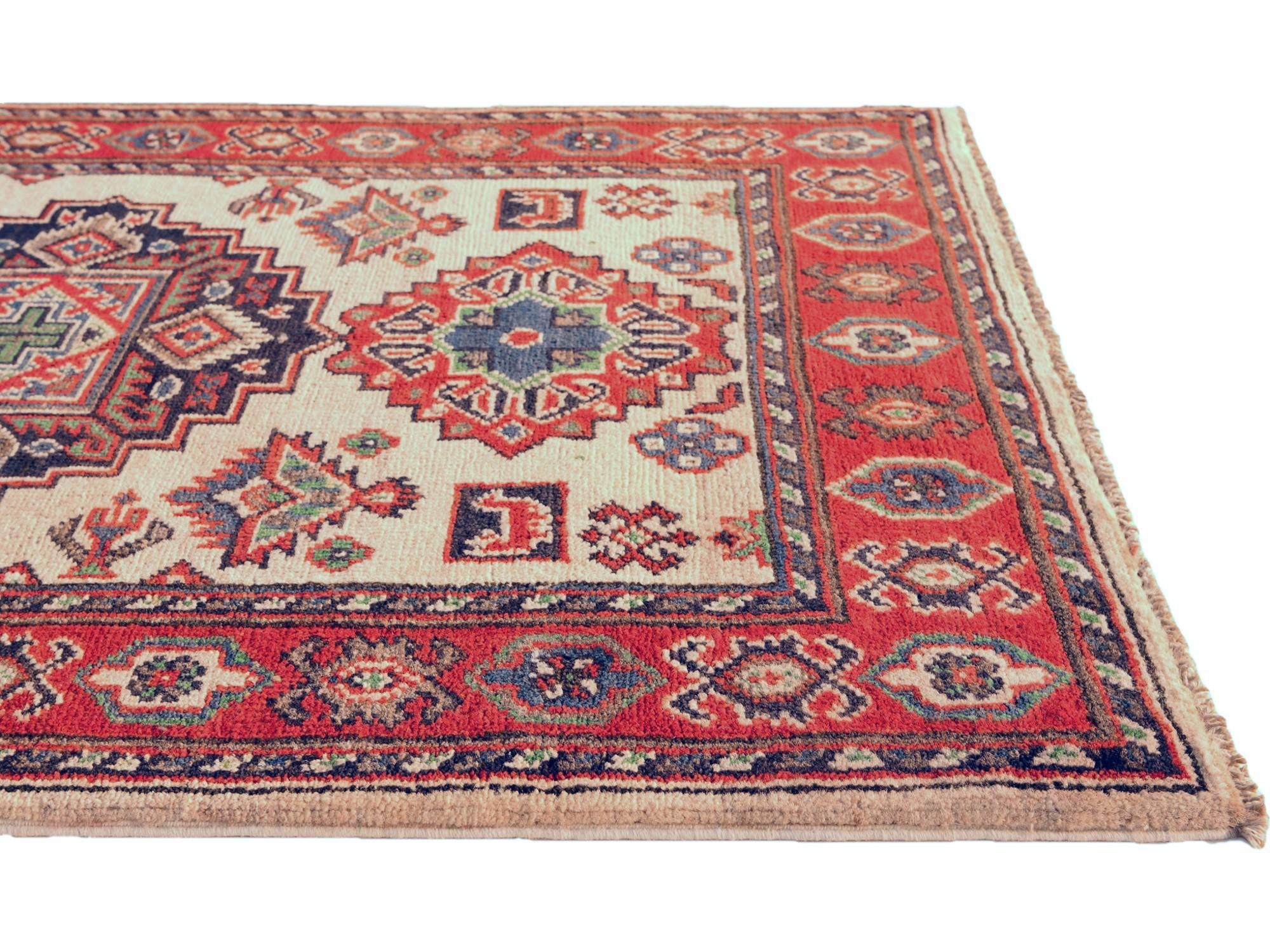 2' 9 x 4' 1 Hand Knotted Kazak Rug