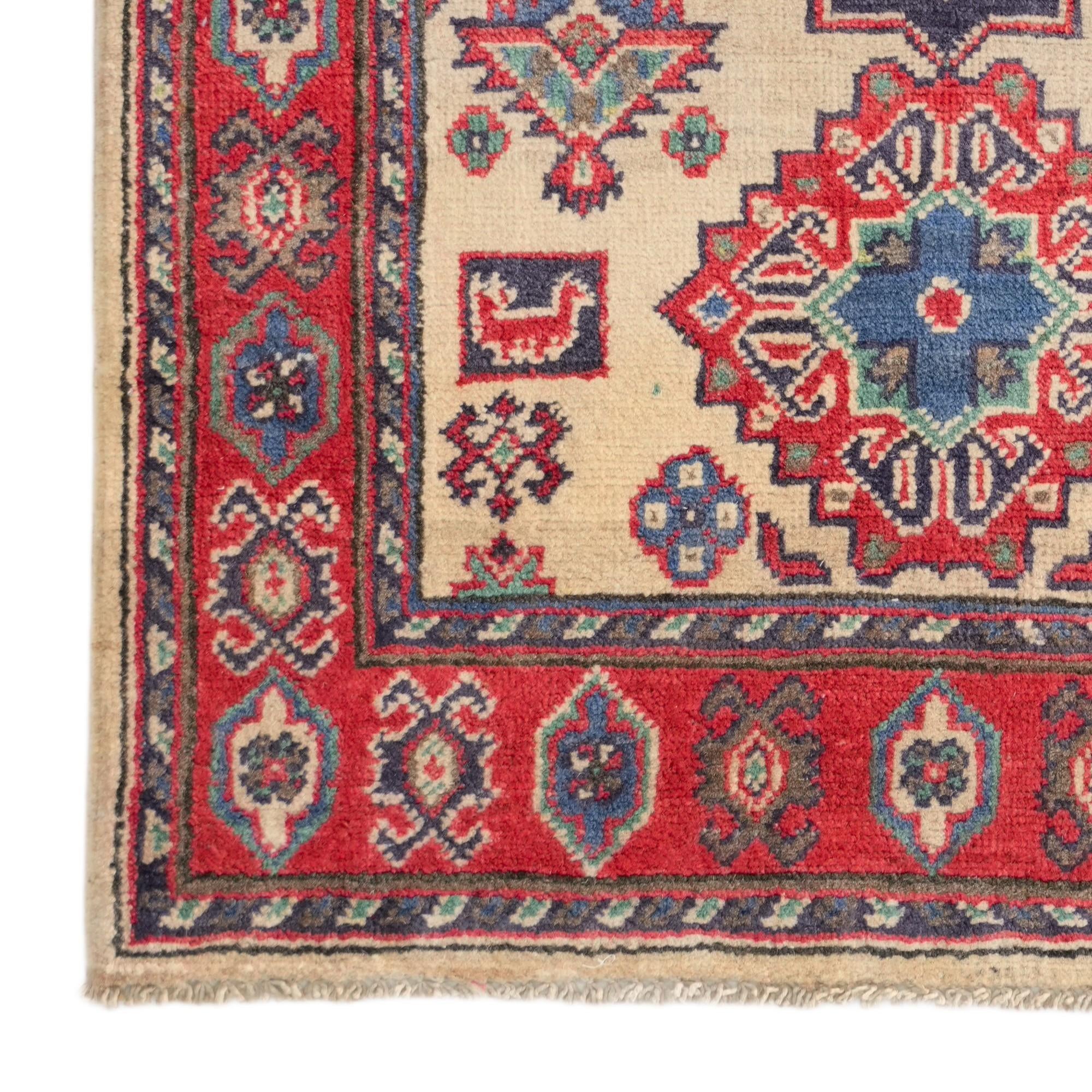 2' 9 x 4' 1 Hand Knotted Kazak Rug