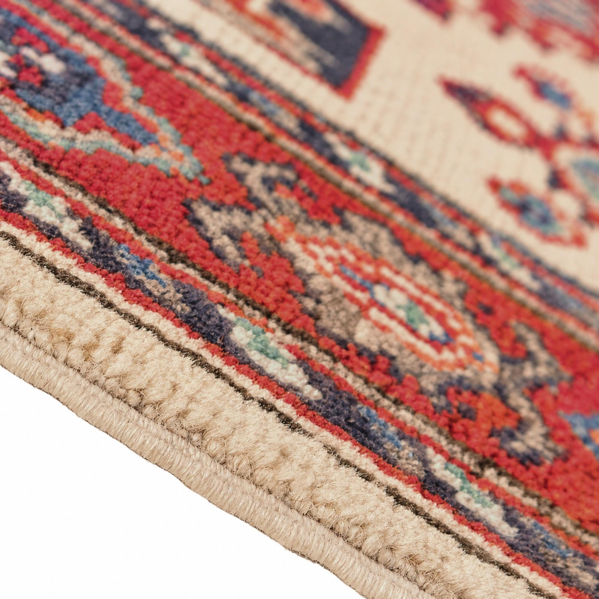 85cm x 125cm Hand Knotted Kazak Rug