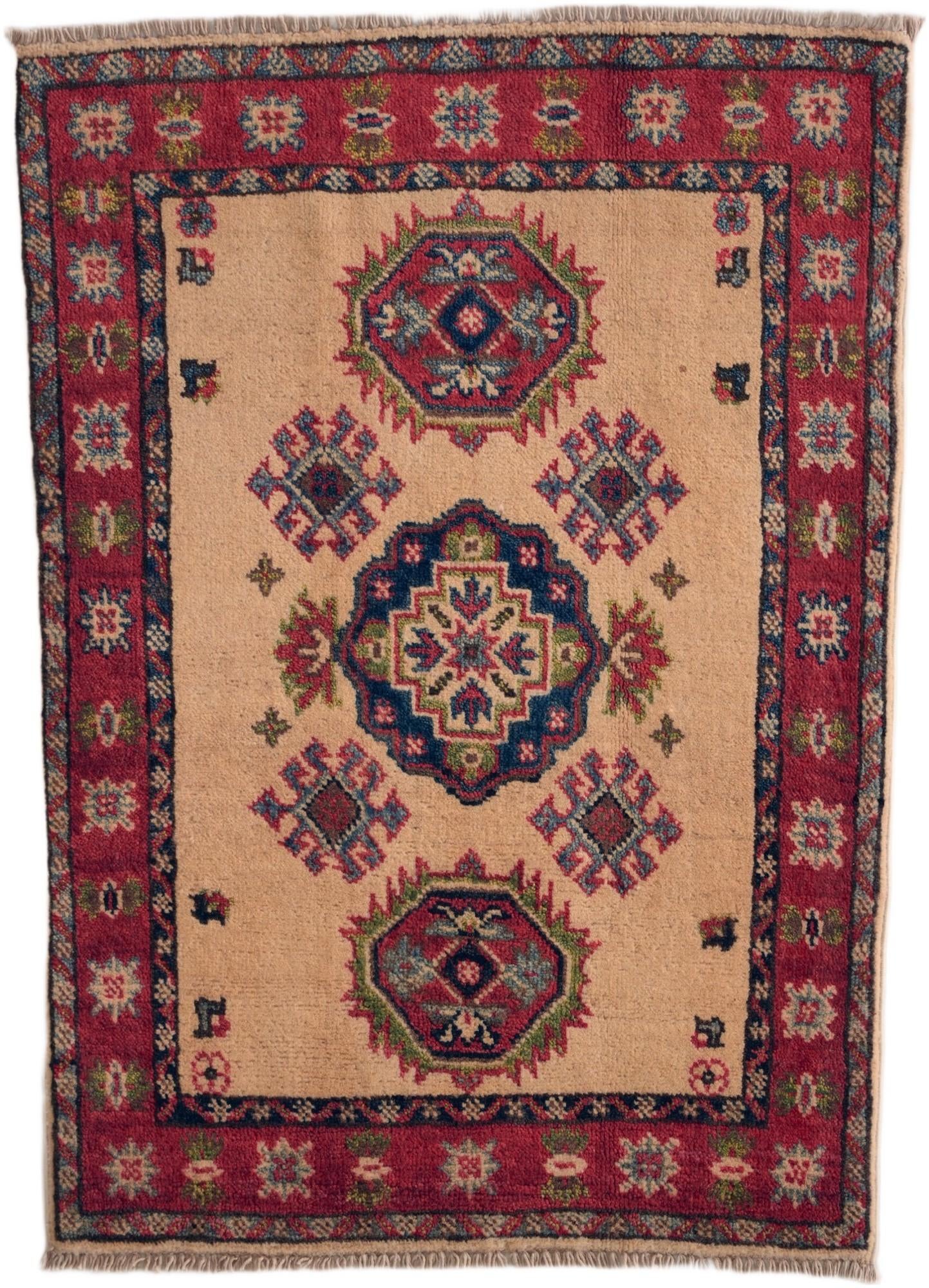 2' 2 x 3' 1 Hand Knotted Kazak Rug