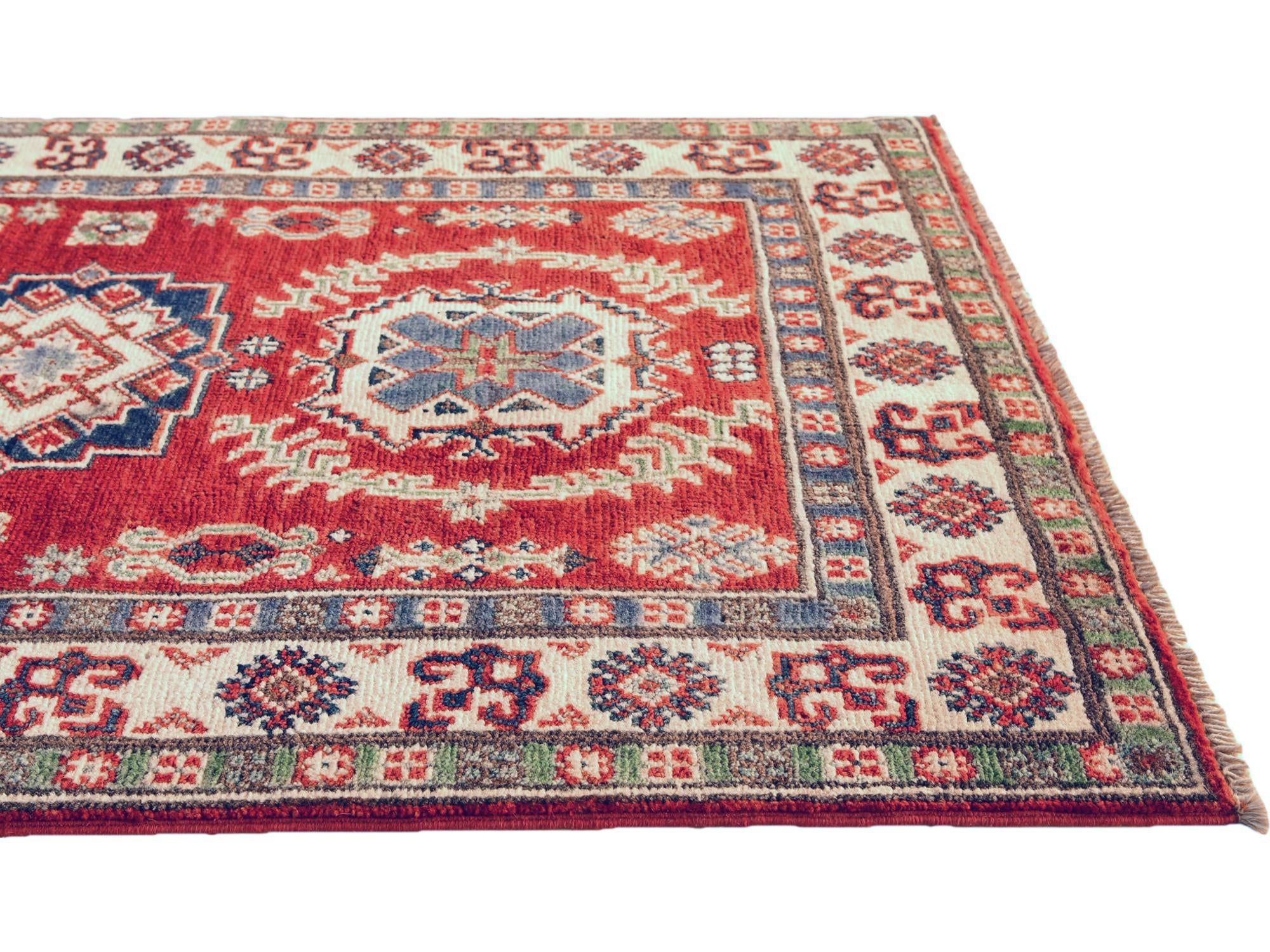 2' 7 x 4' 2 Hand Knotted Kazak Rug