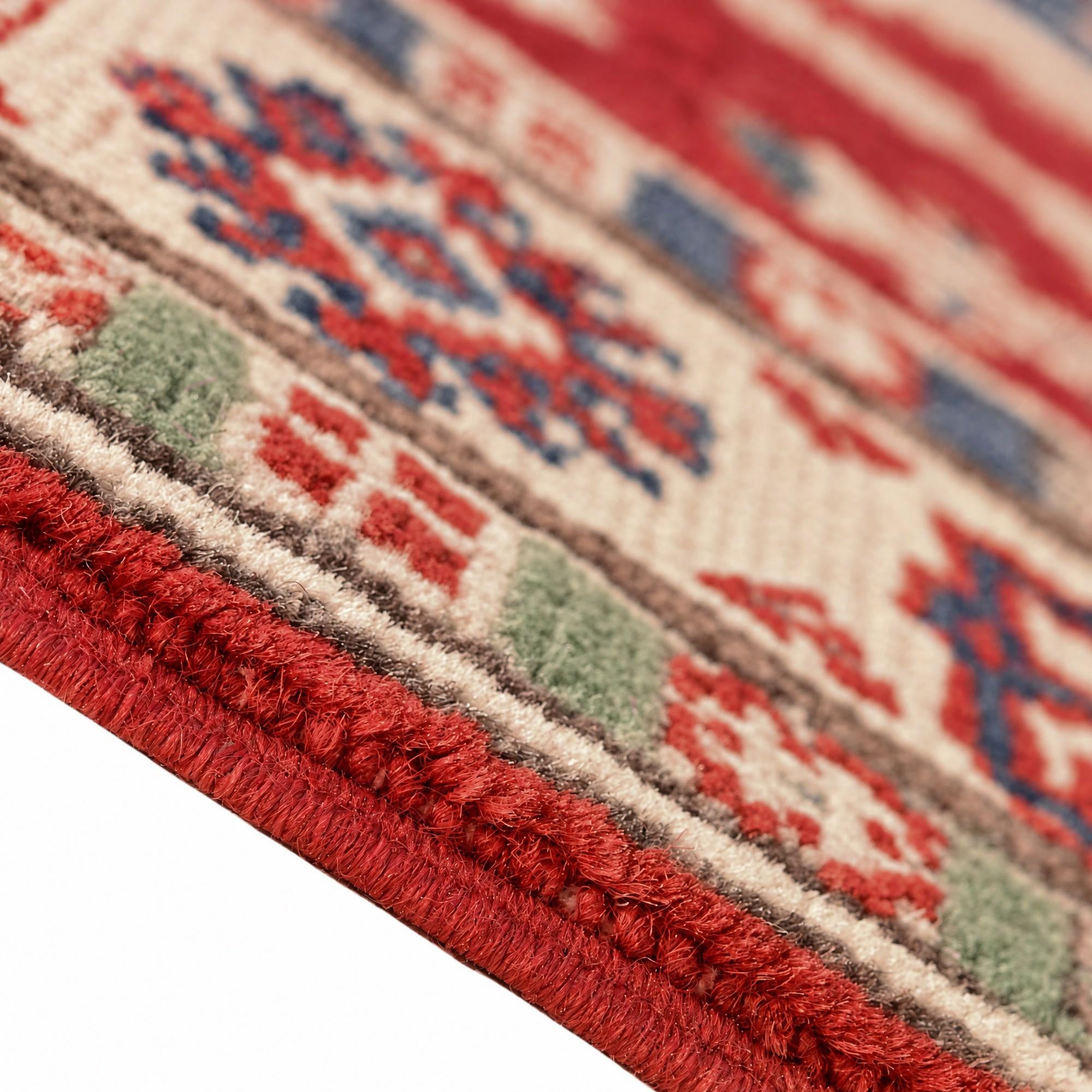 80cm x 125cm Hand Knotted Kazak Rug