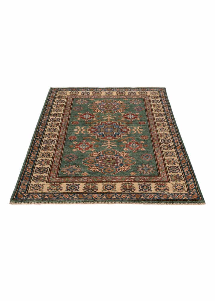 2' 11 x 4' Hand Knotted Kazak Rug