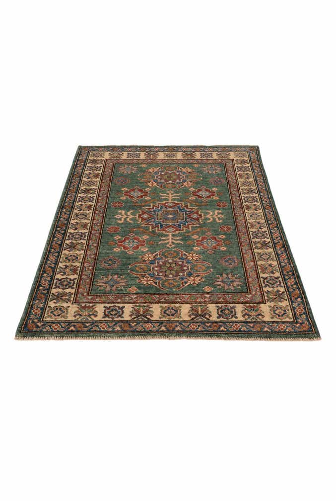 2' 11 x 4' Hand Knotted Kazak Rug
