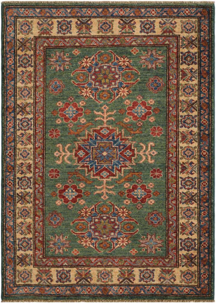2' 11 x 4' Hand Knotted Kazak Rug