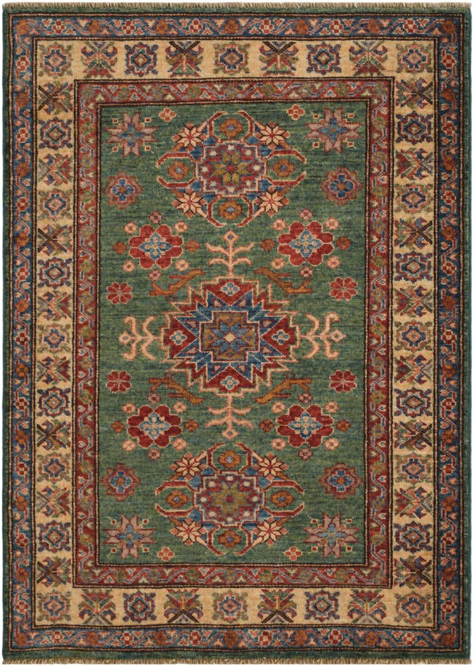 Detail image of 90cm x 120cm Hand Knotted Kazak Rug