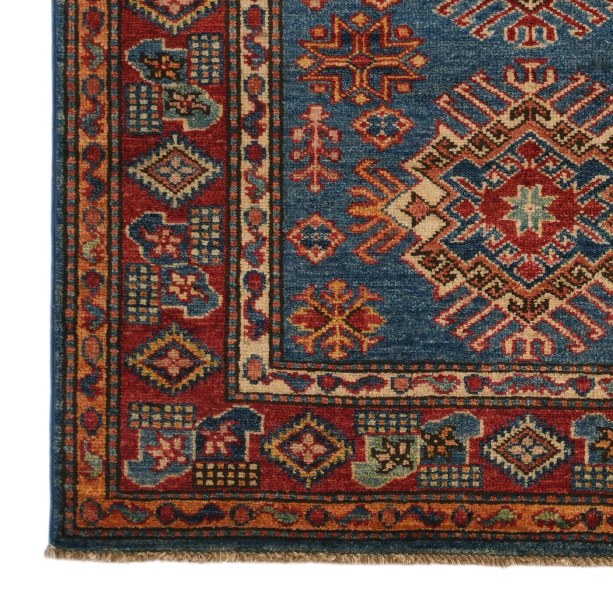3' 1 x 4' 2 Hand Knotted Kazak Rug