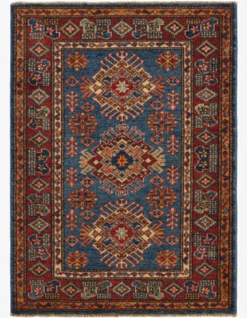 3' 1 x 4' 2 Hand Knotted Kazak Rug