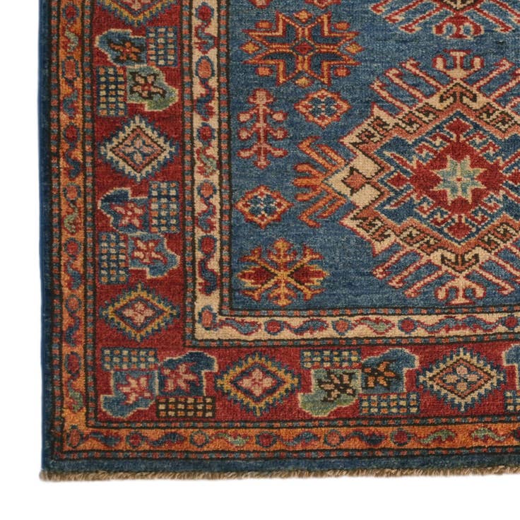 Detail image of 3' 1 x 4' 1 Hand Knotted Kazak Rug