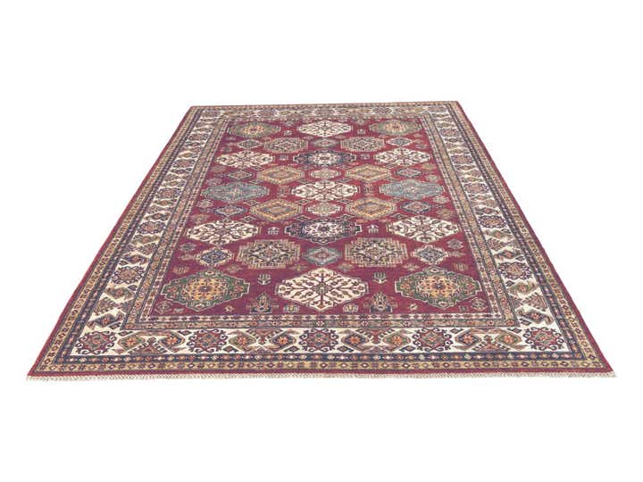 6' 8 x 10' 2 Hand Knotted Kazak Rug