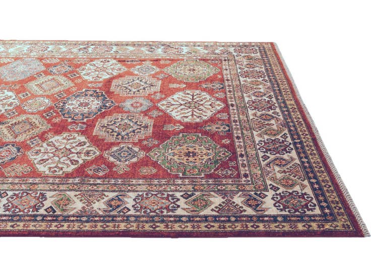 Detail image of 6' 8 x 10' 2 Hand Knotted Kazak Rug