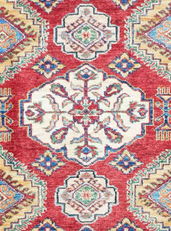 6' 8 x 10' 2 Hand Knotted Kazak Rug