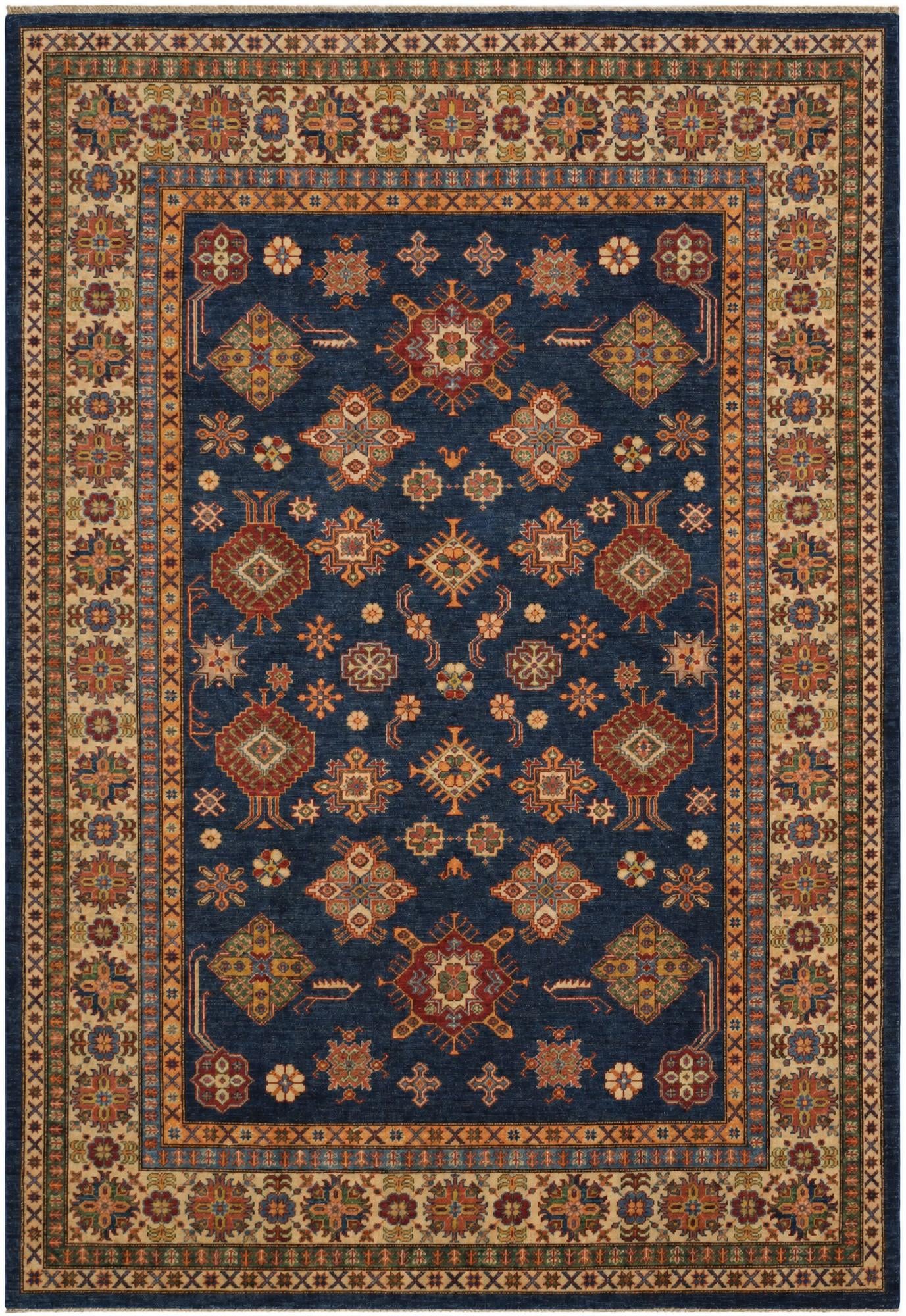6' 6 x 9' 5 Hand Knotted Kazak Rug