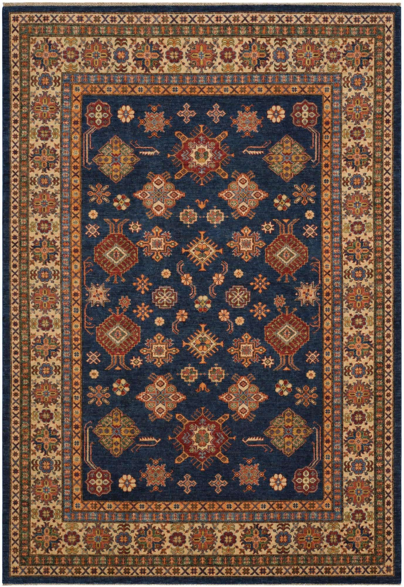 6' 6 x 9' 5 Hand Knotted Kazak Rug