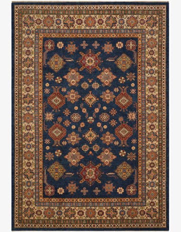 6' 6 x 9' 5 Hand Knotted Kazak Rug