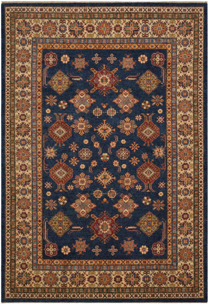6' 6 x 9' 5 Hand Knotted Kazak Rug
