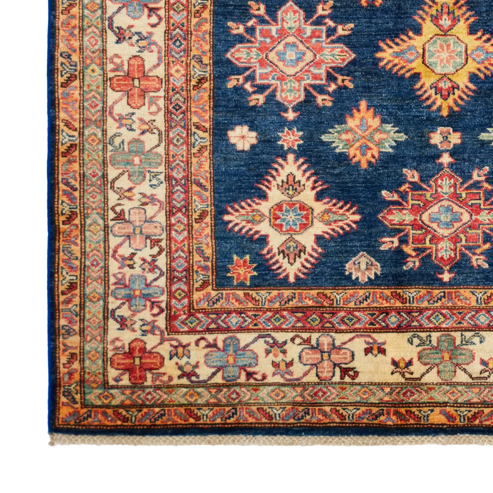 5' x 6' 9 Hand Knotted Kazak Rug
