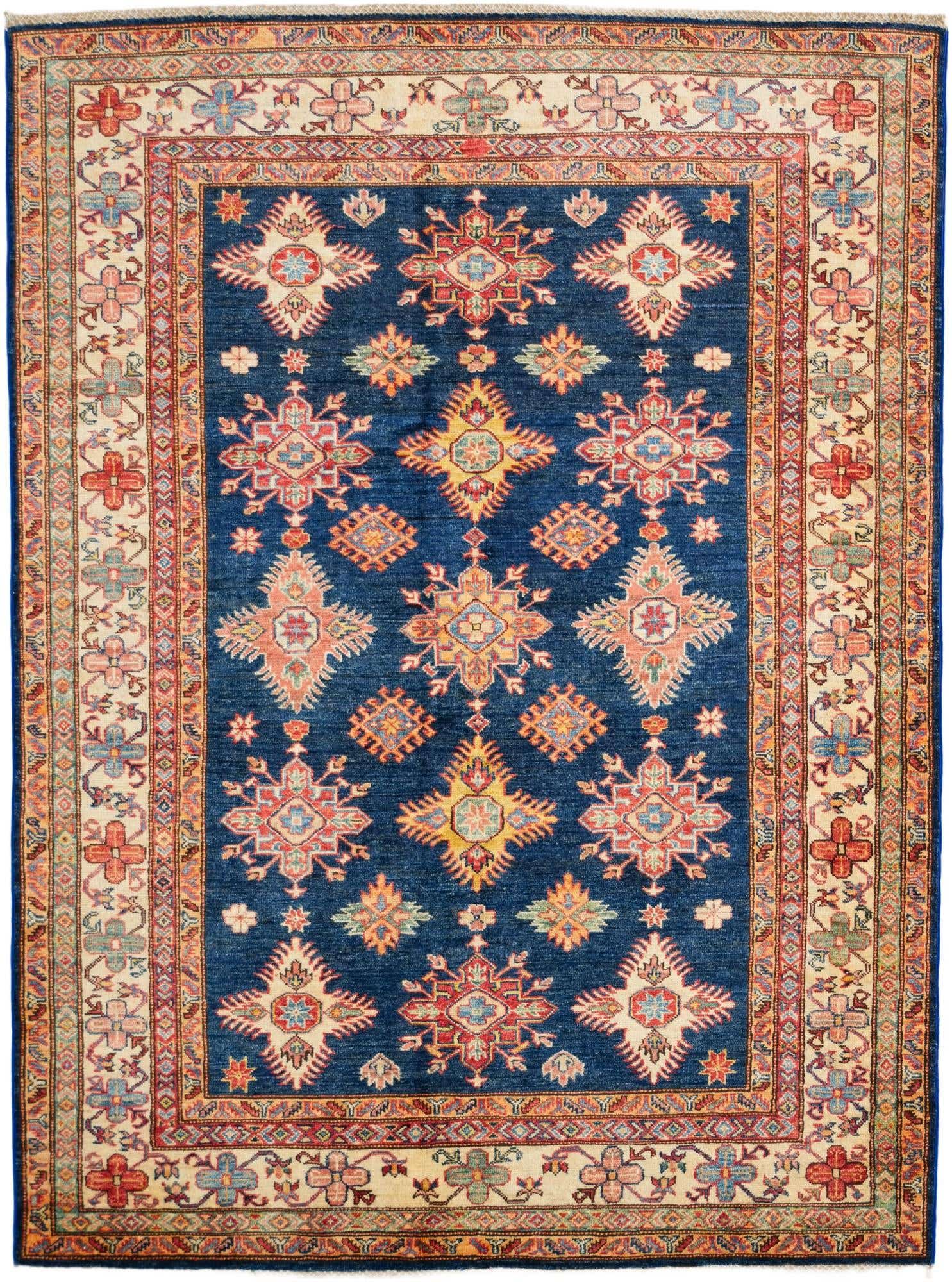 5' x 6' 9 Hand Knotted Kazak Rug