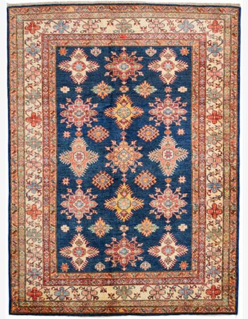 5' x 6' 9 Hand Knotted Kazak Rug