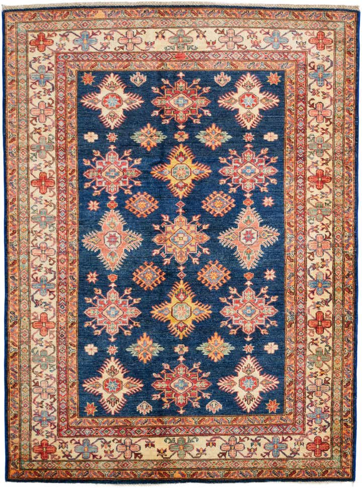 5' x 6' 9 Hand Knotted Kazak Rug