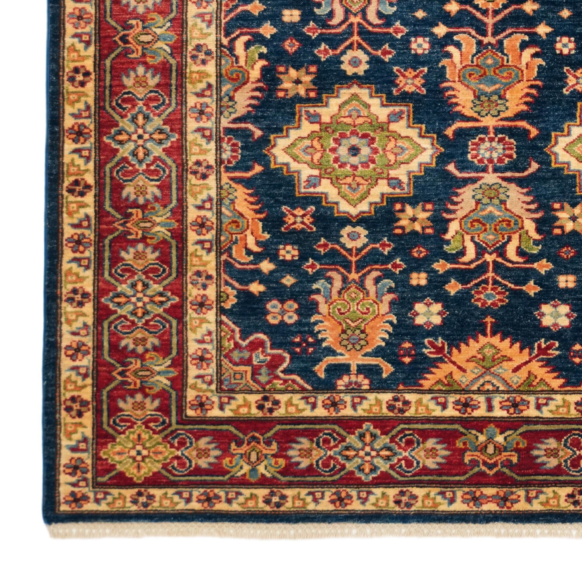 5' x 6' 9 Hand Knotted Kazak Rug