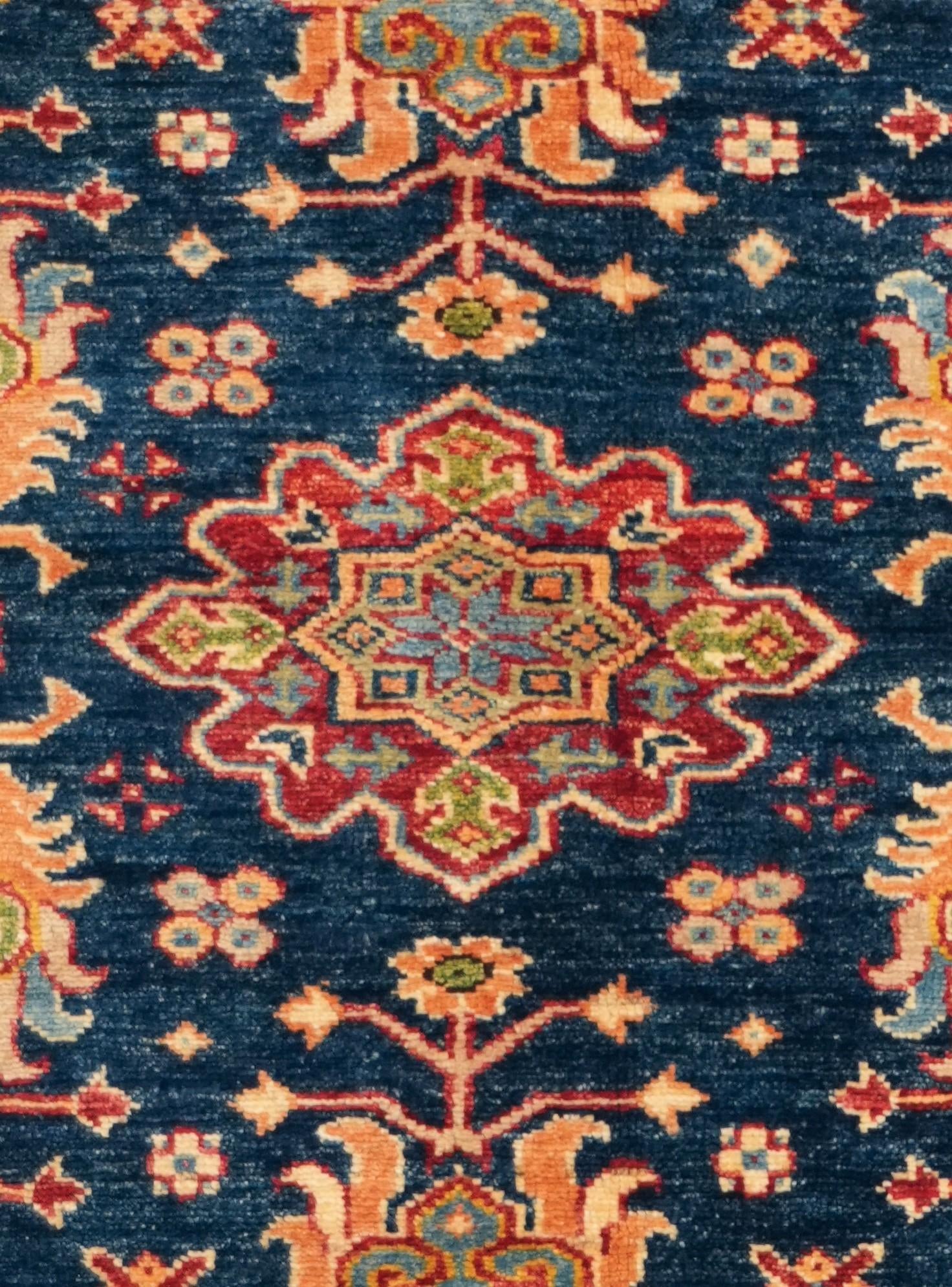 5' x 6' 9 Hand Knotted Kazak Rug