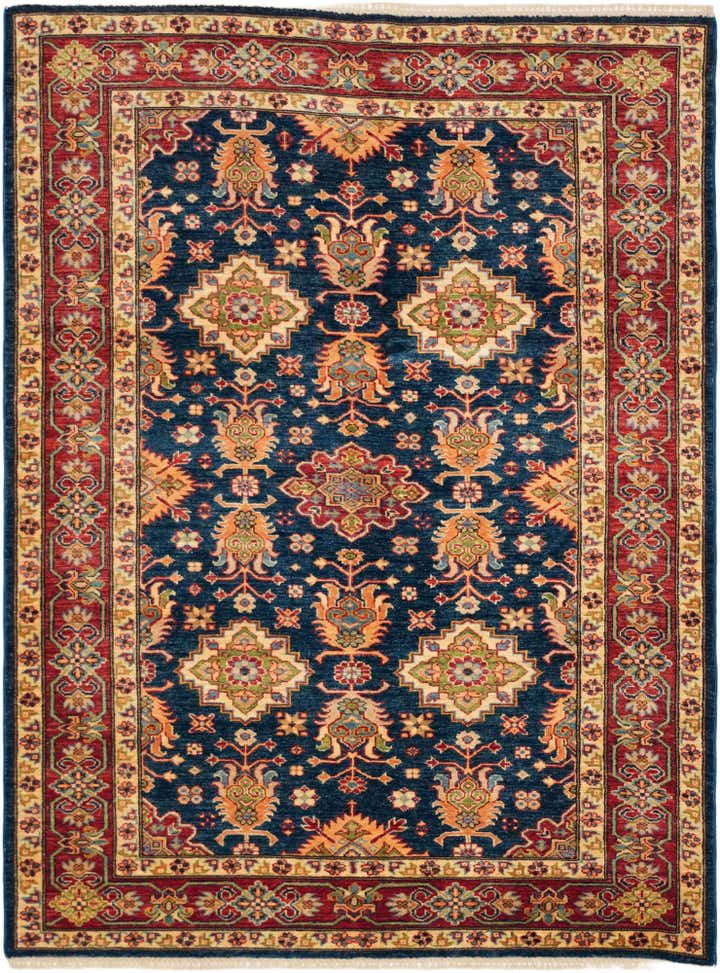 155cm x 205cm Hand Knotted Kazak Rug