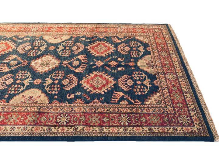 5' x 6' 7 Hand Knotted Kazak Rug