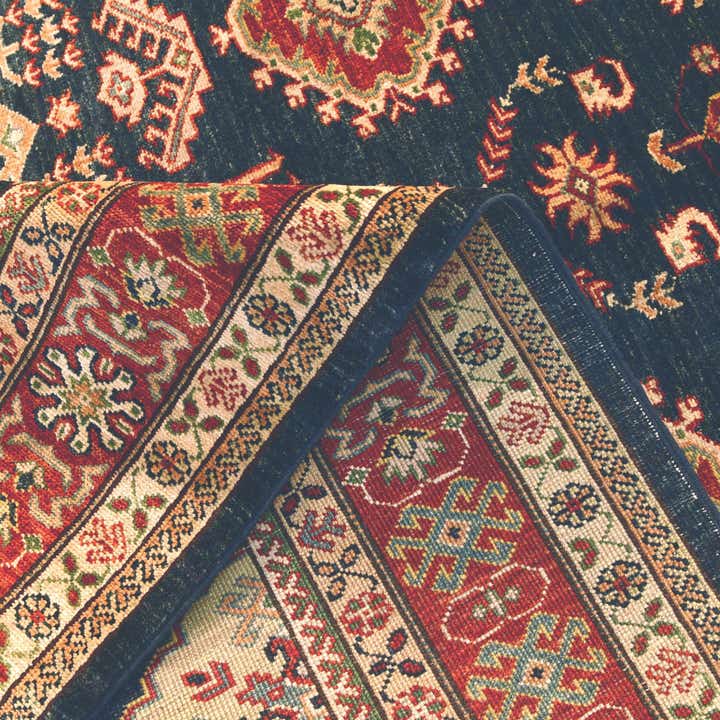 5' x 6' 7 Hand Knotted Kazak Rug