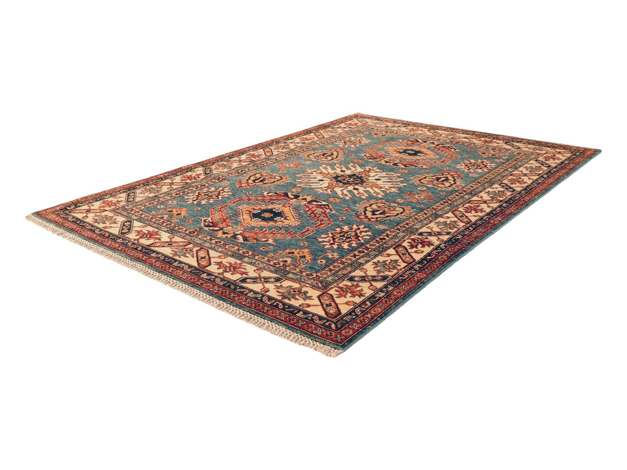 4' 10 x 6' 9 Hand Knotted Kazak Rug