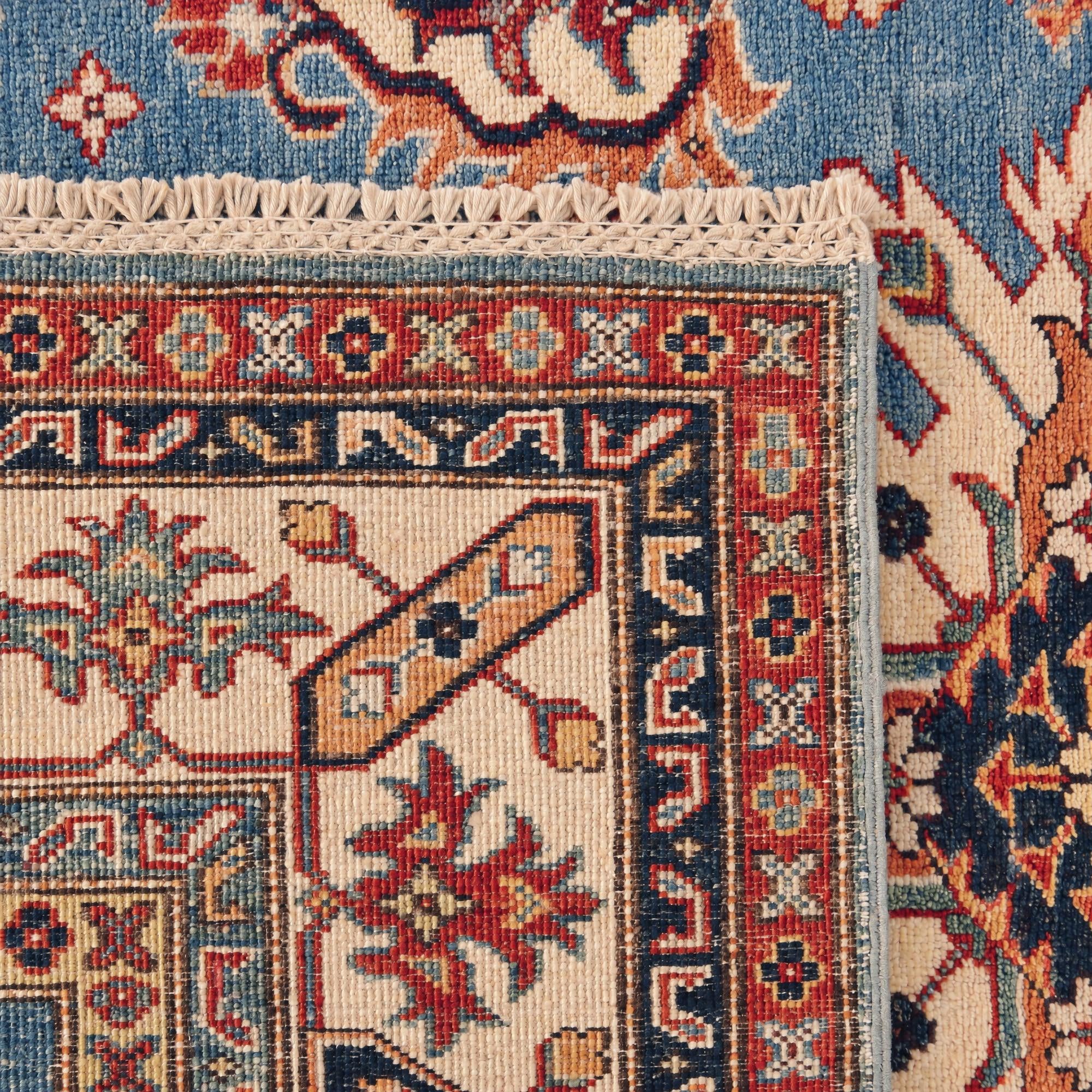 4' 10 x 6' 9 Hand Knotted Kazak Rug