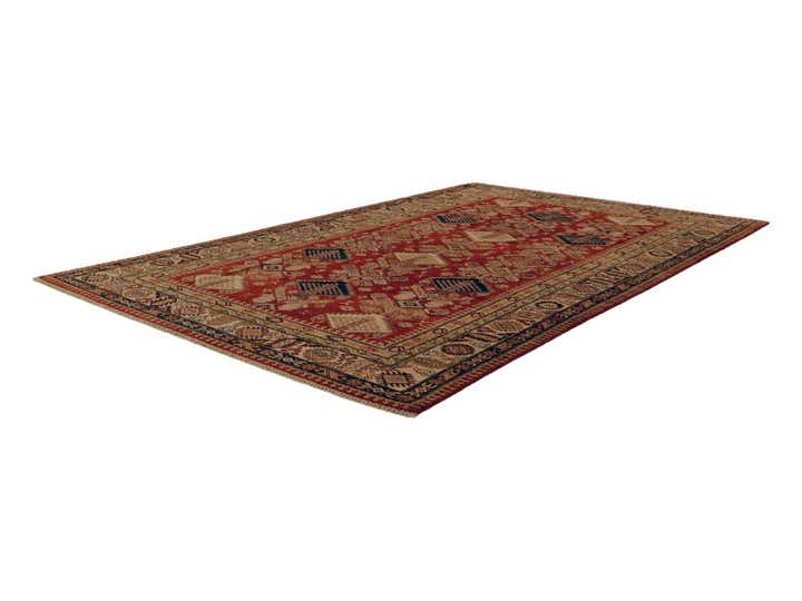 6' 8 x 10' 6 Hand Knotted Kazak Rug