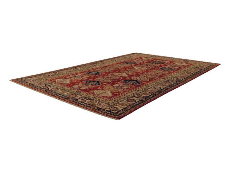 Detail image of 6' 8 x 10' 6 Hand Knotted Kazak Rug