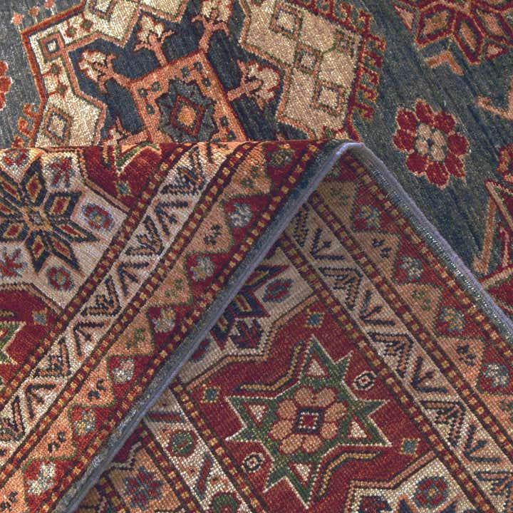 6' 8 x 9' 11 Hand Knotted Kazak Rug