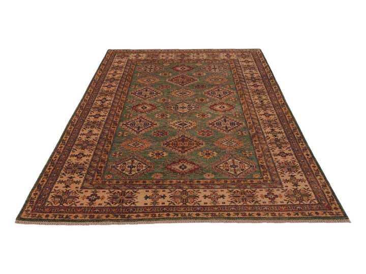 6' 5 x 10' 6 Hand Knotted Kazak Rug
