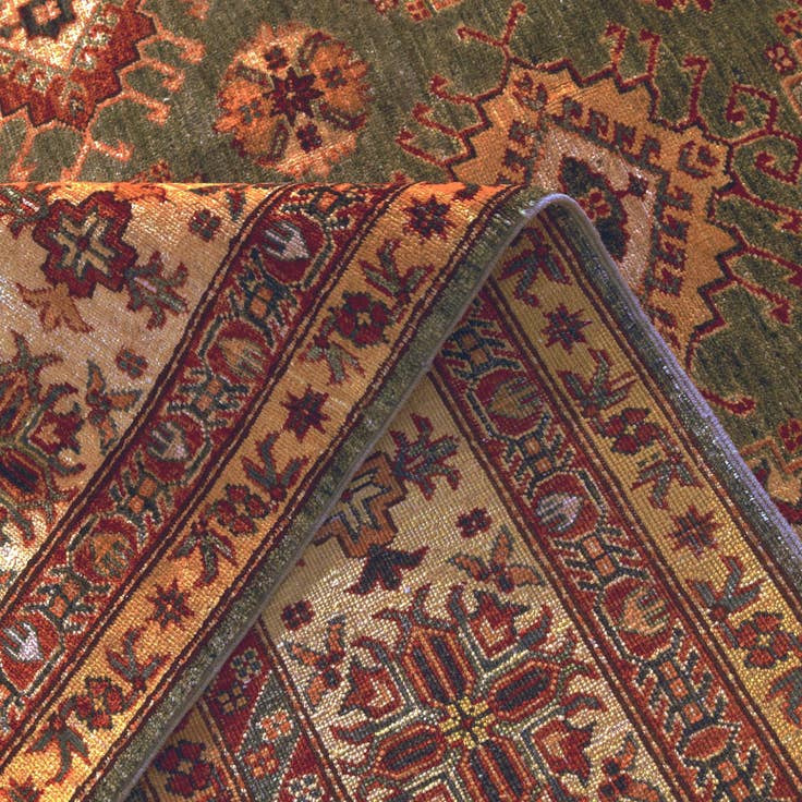 Detail image of 6' 5 x 10' 6 Hand Knotted Kazak Rug
