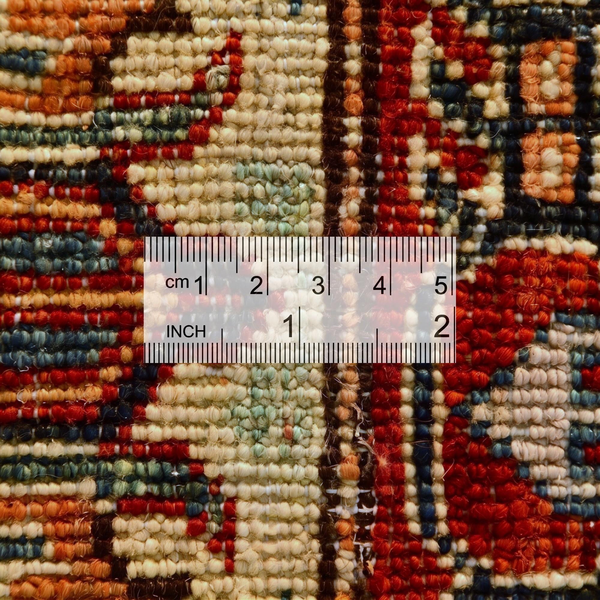6' 5 x 10' 6 Hand Knotted Kazak Rug