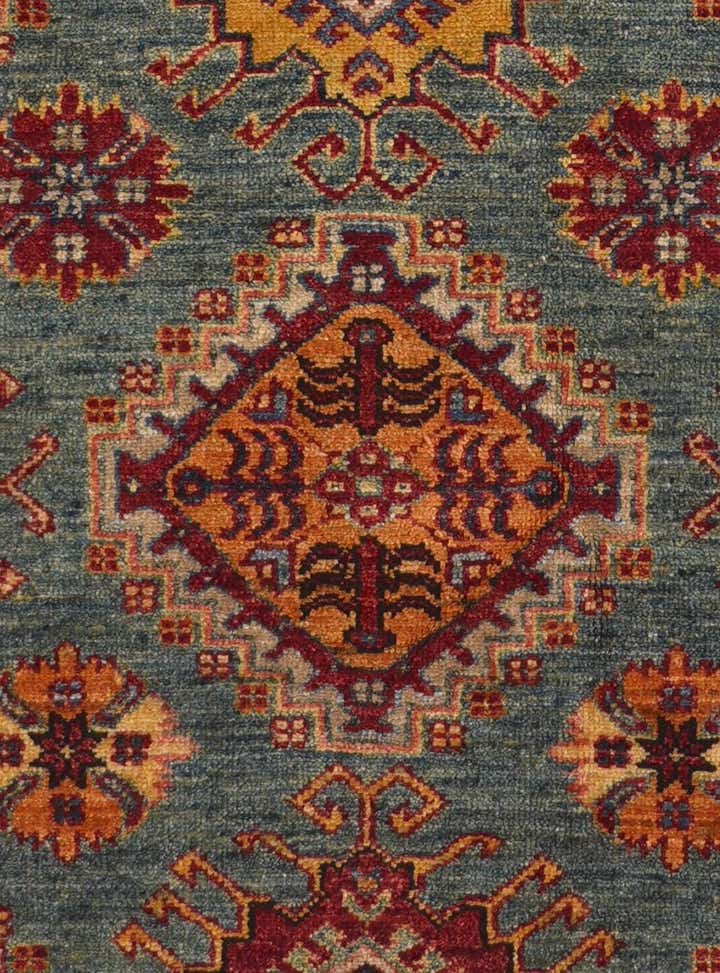 6' 5 x 10' 6 Hand Knotted Kazak Rug